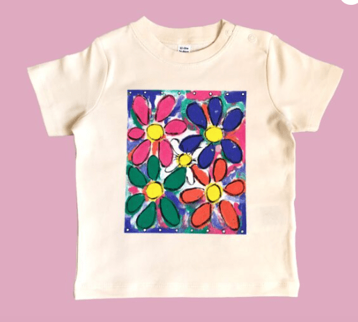 Upsadaisy flower print t-shirt