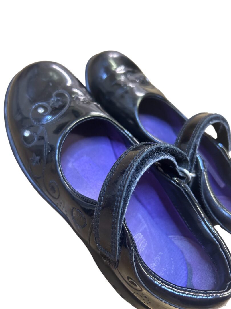 Clarks Black Light Up School Shoes | UK 12 EU 31 - Image 2