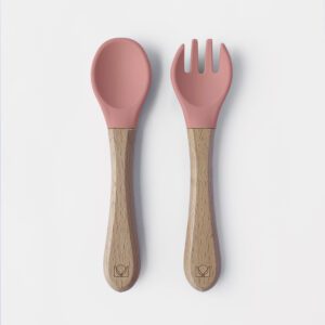 Rose Pink - Fork & Spoon Set
