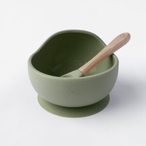 Thyme Green - Scoop Bowl & Spoon