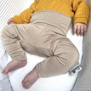 2 in 1 baby leggings -Light Mocha