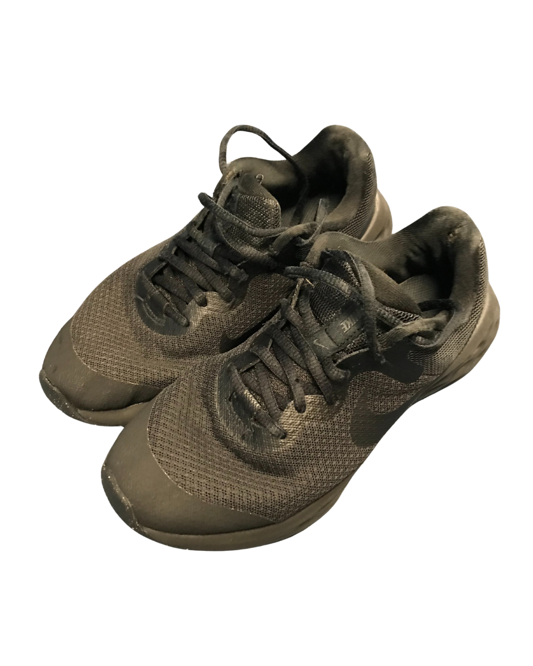 St Pauls Nike Black Trainers Size 4