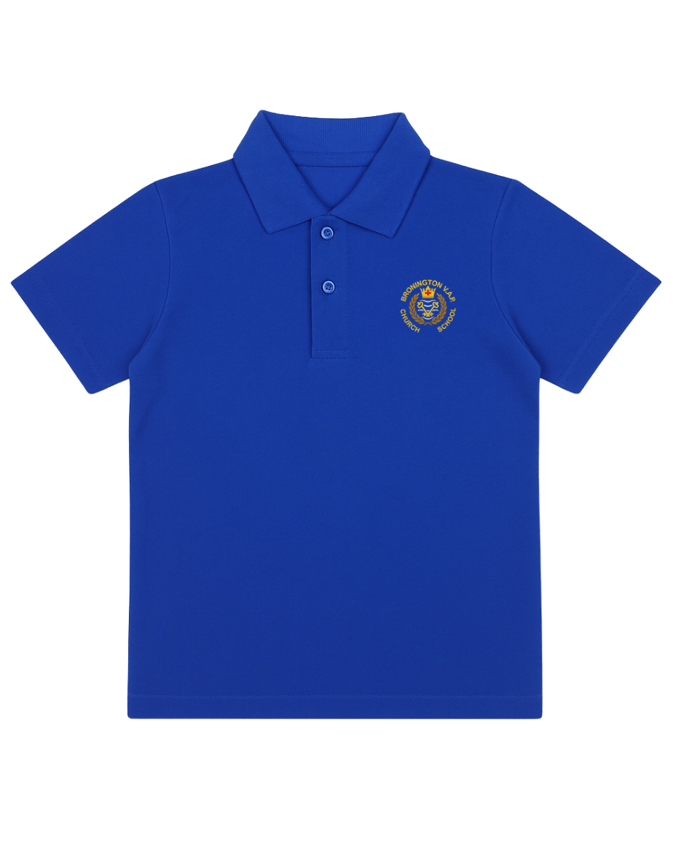 Bronington Branded Blue Polo Shirt