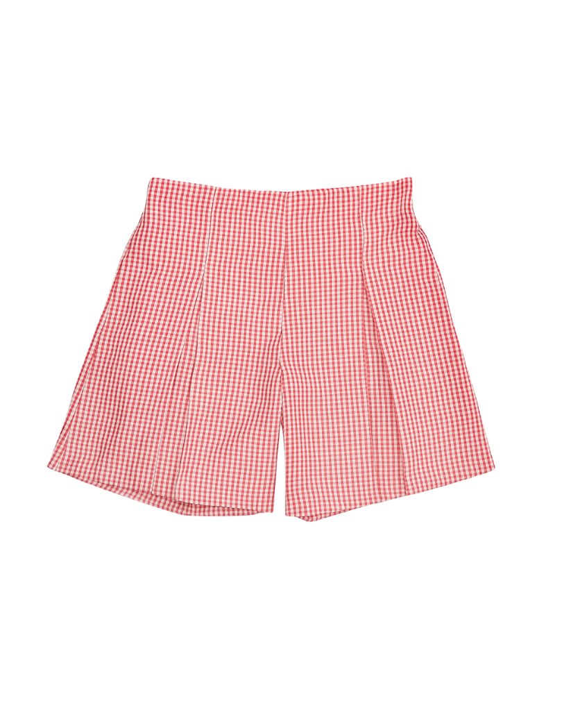St John the Baptist school Findon Red Gingham Shorts