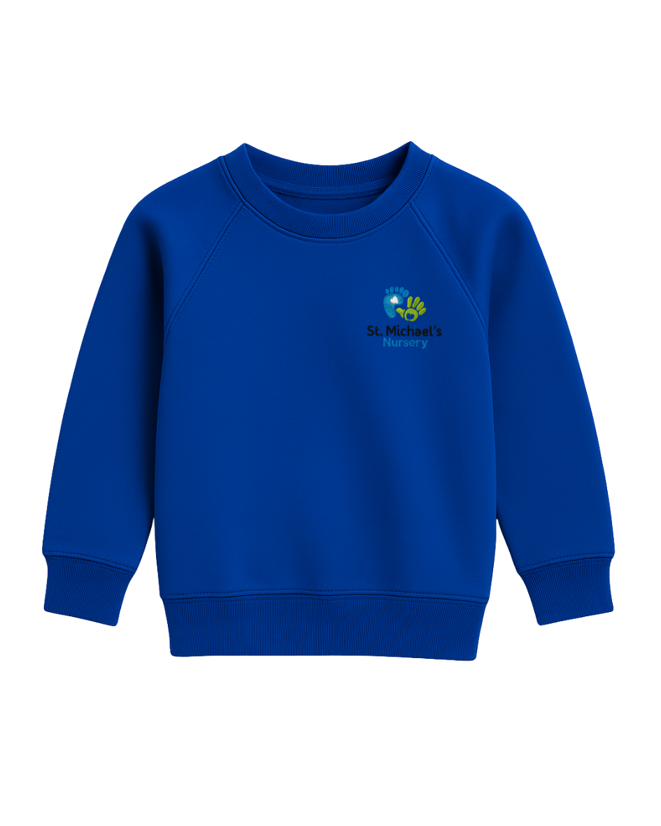 St Michael's Nursery Blue Jumper