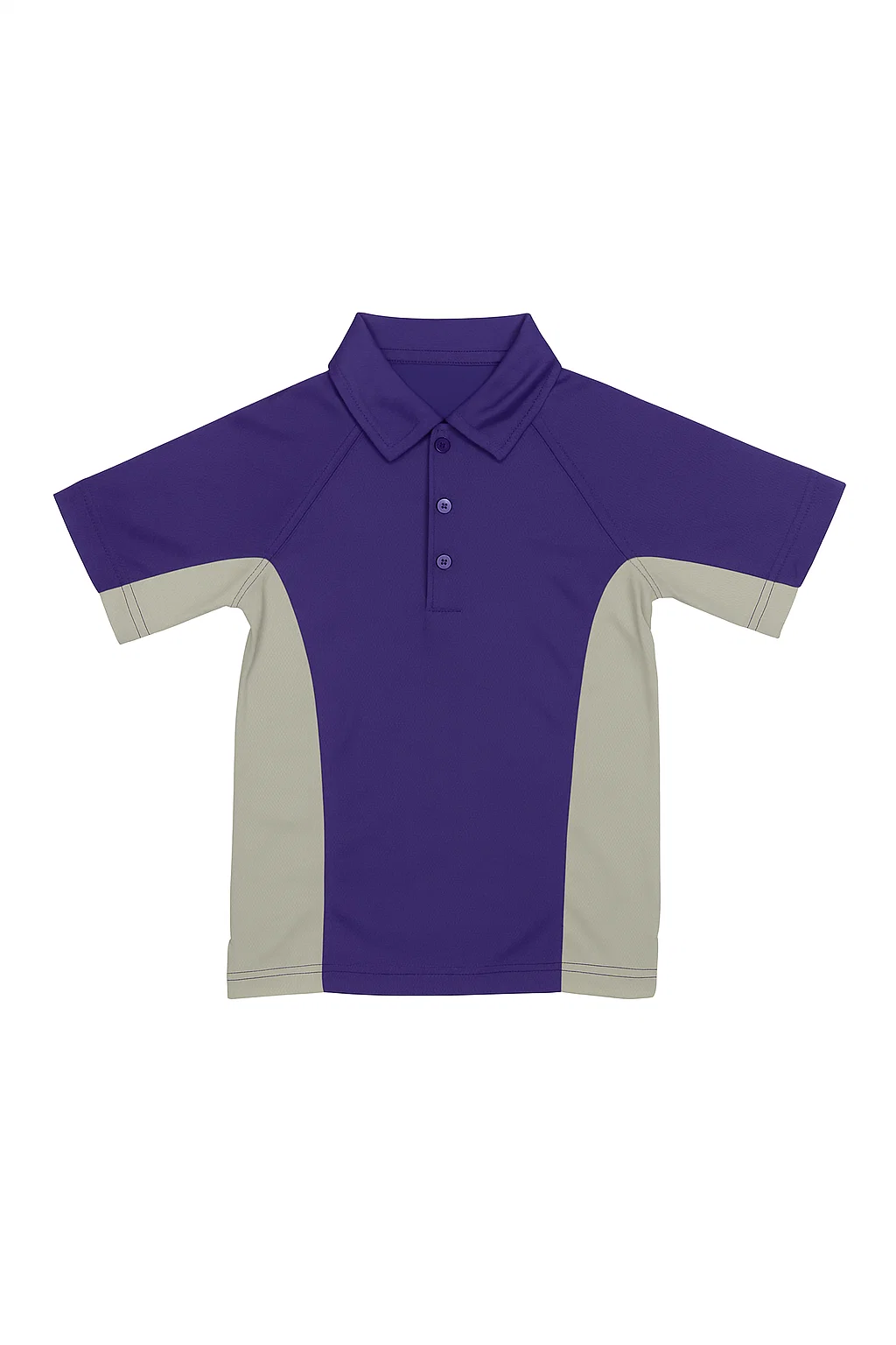 Mossley Hollins Purple & Grey Non Branded PE Top