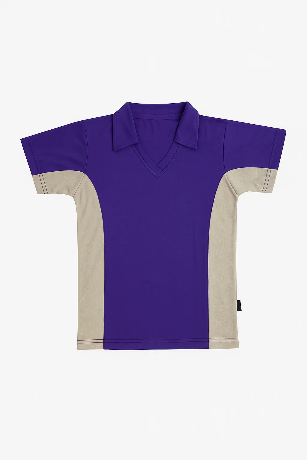 Mossley Hollins Purple & Grey Non Branded V Neck PE Top