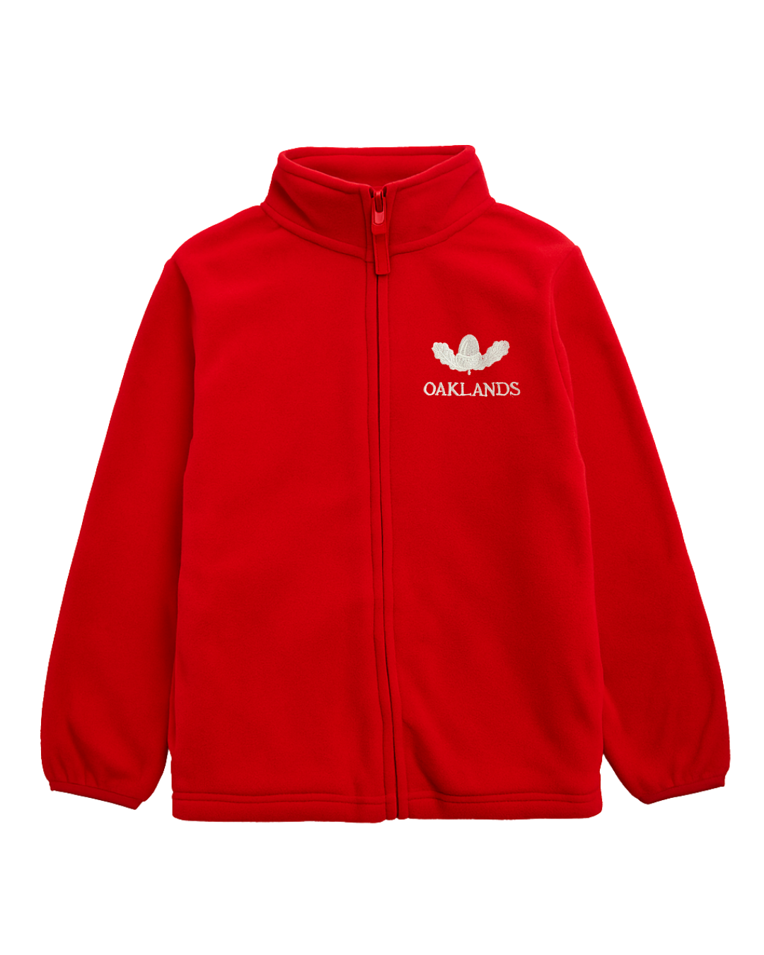 Oaklands Primary Academy Red Fleece Branded Old Logo