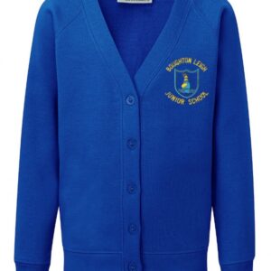 Boughton Leigh Blue Cardigan Logo