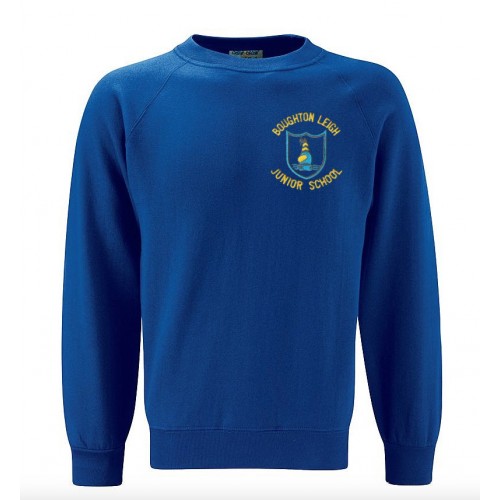 Boughton Leigh Blue Jumper Logo