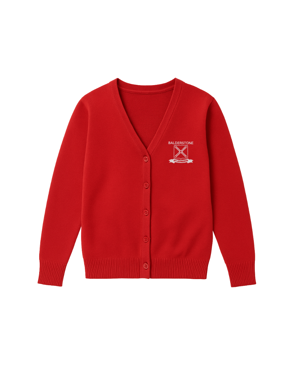 Balderstone St Leonard's Logo Cardigan
