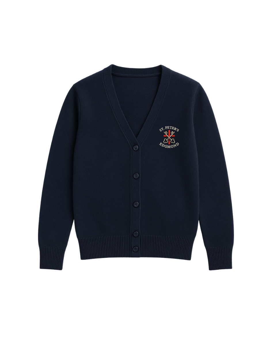 St Peter's Cardigan with Logo